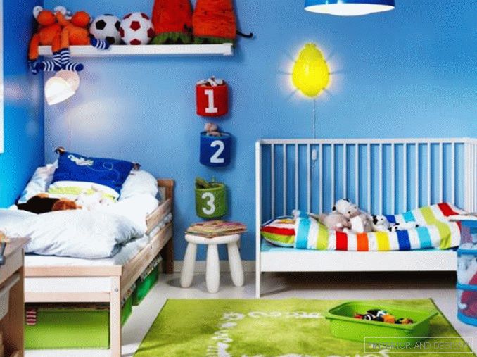 Fotografie dětského pokoje pro chlapce 3-5 let