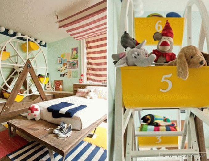 Fotografie dětského pokoje pro chlapce 3-5 let