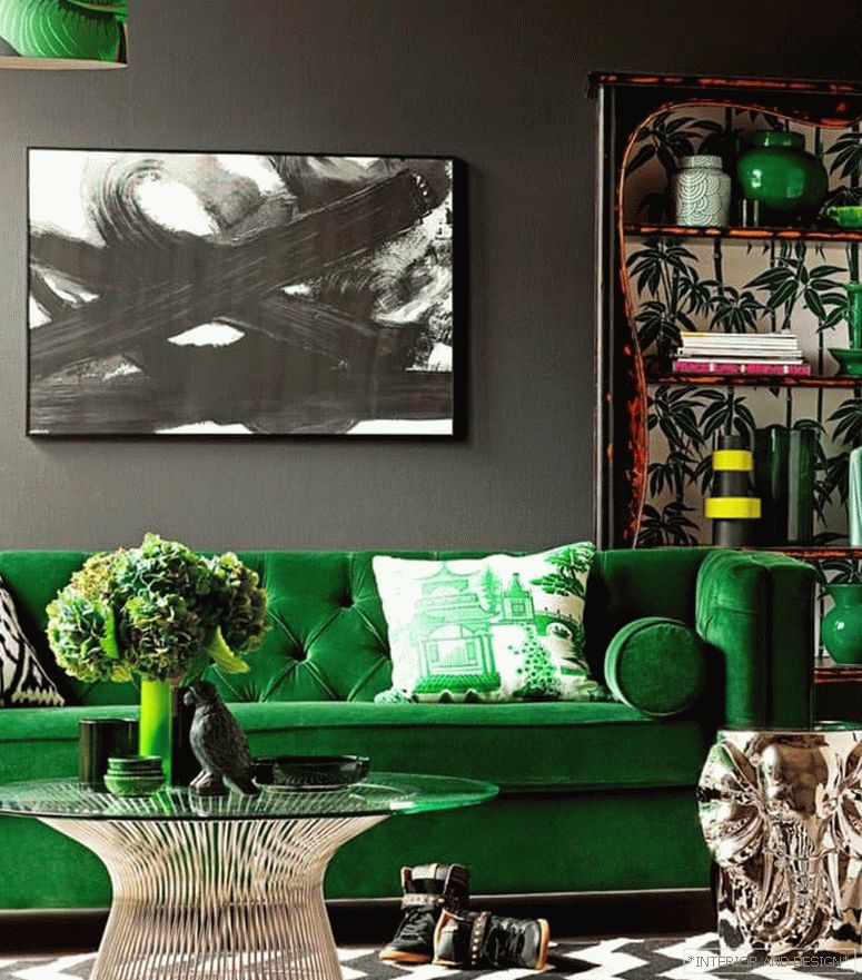 Zelený nádech v obývacím pokoji - foto 5