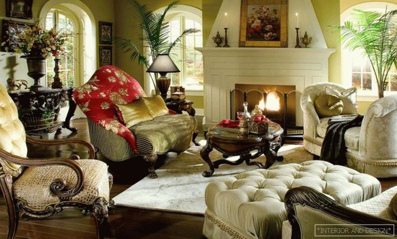 Obývací pokoj v klasickém stylu 1