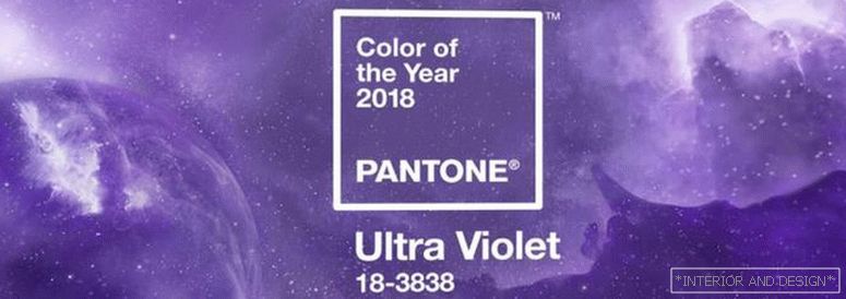 Hlavní barva produktu 2018 Ultra Violet