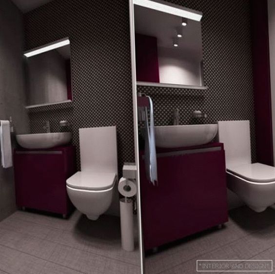 O nuancích designu v závislosti na velikosti toalety