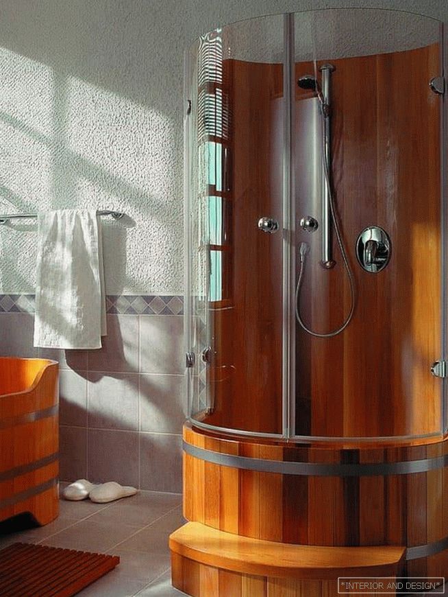 Sprchová kabina z ekologických materiálů 2