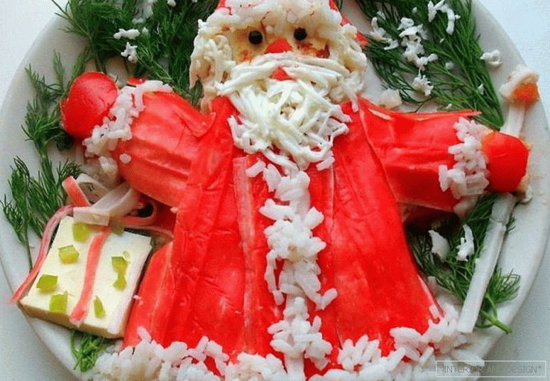 Vánoční salát Santa Claus 3
