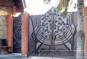 Kované železné vrata