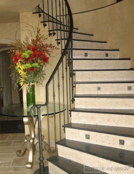 Provence stylové schody