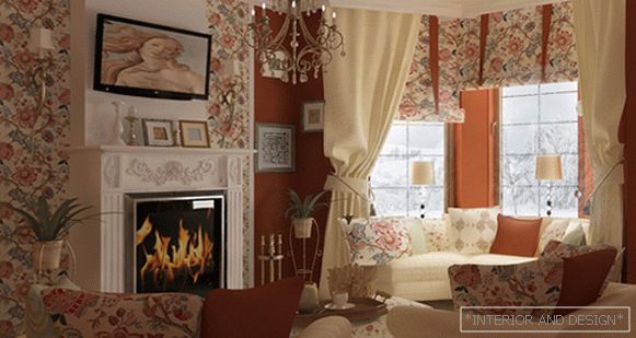 Nábytek pro obývací pokoj (Provence Style) - 3