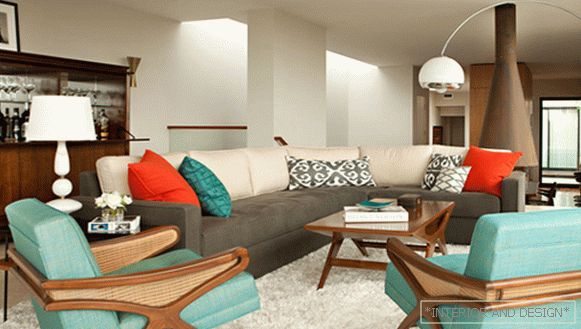 Nábytek pro obývací pokoj (retro styl) - 5