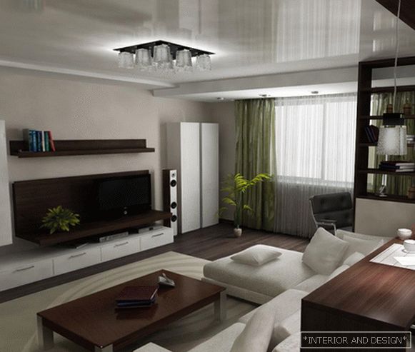 Nábytek pro obývací pokoj v moderním stylu (minimalismus) - 5