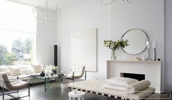 Obývací pokoj v moderním stylu (minimalistický nábytek) - 2