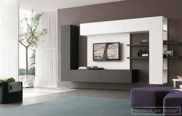 Obývací pokoj v moderním stylu (high-tech nábytek) - 2