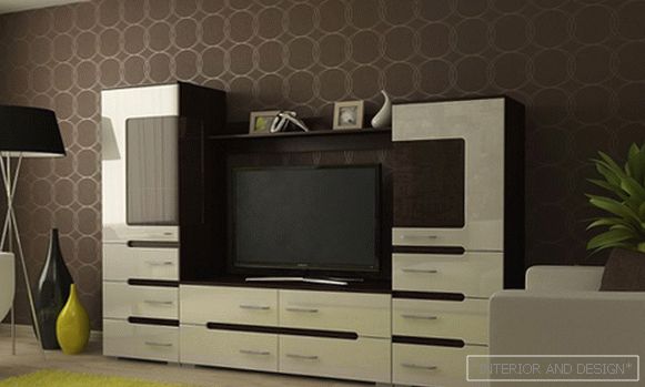 Nábytek pro obývací pokoj v moderním stylu (techno) - 1