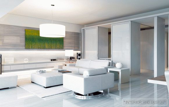 Nábytek pro obývací pokoj v moderním stylu (techno) - 3