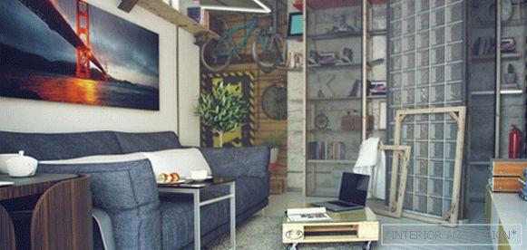 Obývací pokoj v moderním stylu (podkroví) - 4