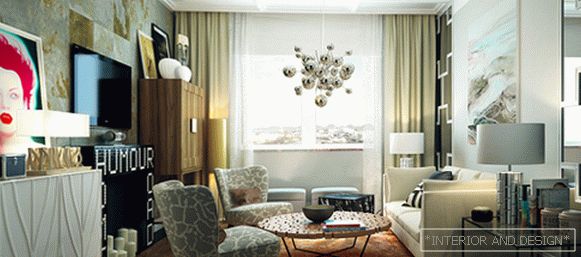 Nábytek pro obývací pokoj v moderním stylu (fúze) - 1