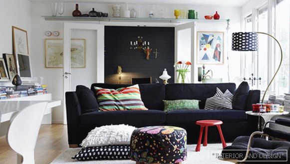 Obývací pokoj v moderním stylu (fúzní nábytek) - 2