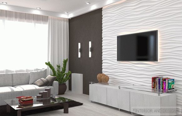 Nábytek pro obývací pokoj v moderním stylu (moderní) - 2