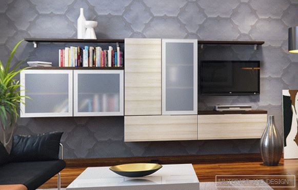 Nábytek pro obývací pokoj v moderním stylu (moderní) - 3