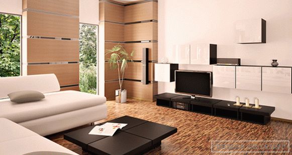 Nábytek pro obývací pokoj v moderním stylu (moderní) - 4