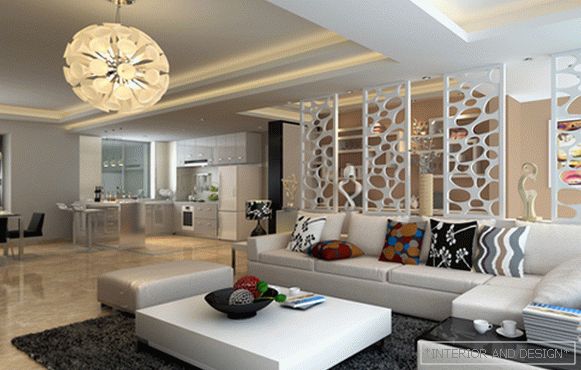Obývací pokoj v moderním stylu (moderní nábytek) - 5