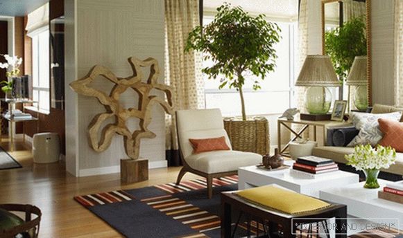 Moderní stylový obývací pokoj (ecostyle) - 1