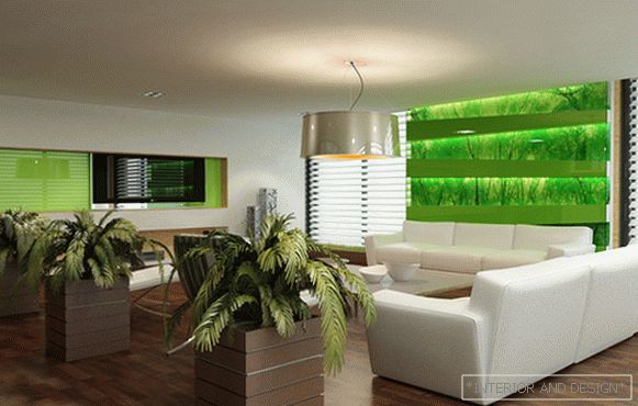 Nábytek pro obývací pokoj v moderním stylu (ekostyle) - 2