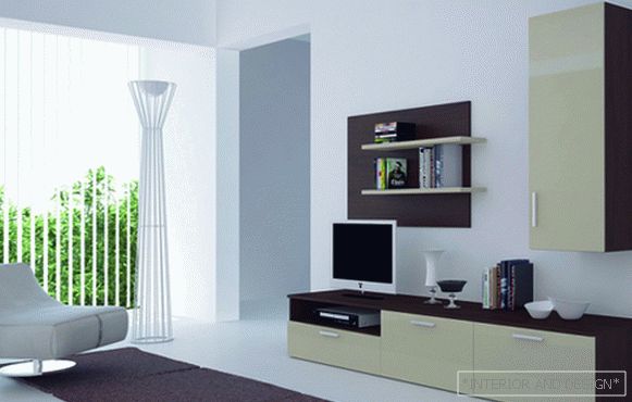 Nábytek pro obývací pokoj v moderním stylu (minimalismus) - 2