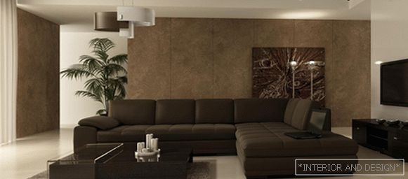 Nábytek pro obývací pokoj v moderním stylu (minimalismus) - 4