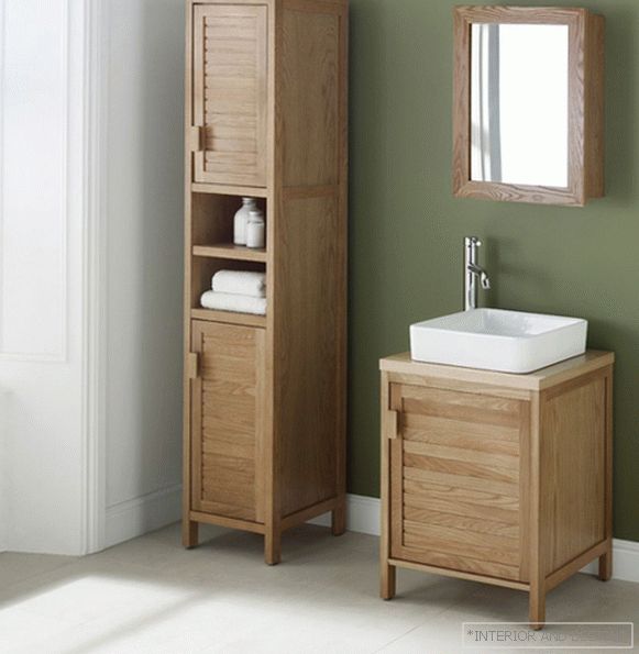Dřevěný koupelnový nábytek - 1
