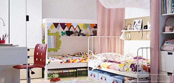 Nábytek Ikea pro dětské pokoje (lůžka) - 1