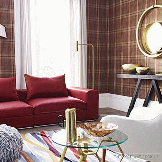 Moderní tapety na obývací pokoj - fotografie
