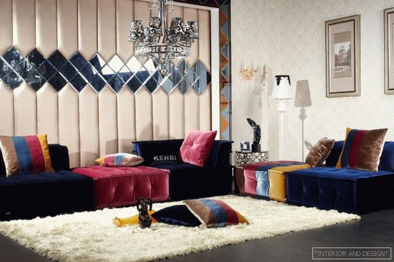 Záclony do obývacího pokoje v orientálním stylu 1