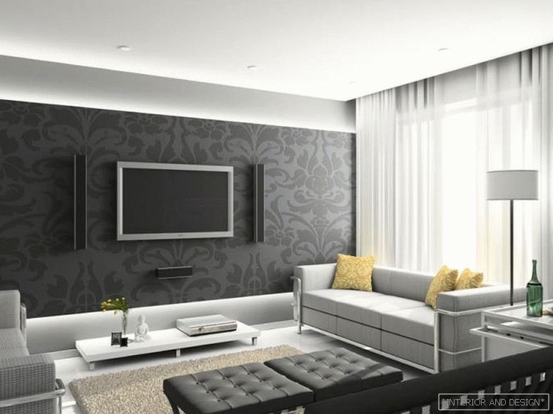 Záclony do obývacího pokoje v moderním stylu 6