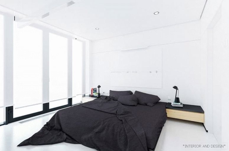 Záclony do ložnice ve stylu minimalismu 8