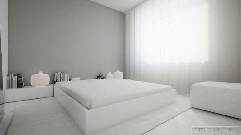 Záclony do ložnice ve stylu minimalismu 10
