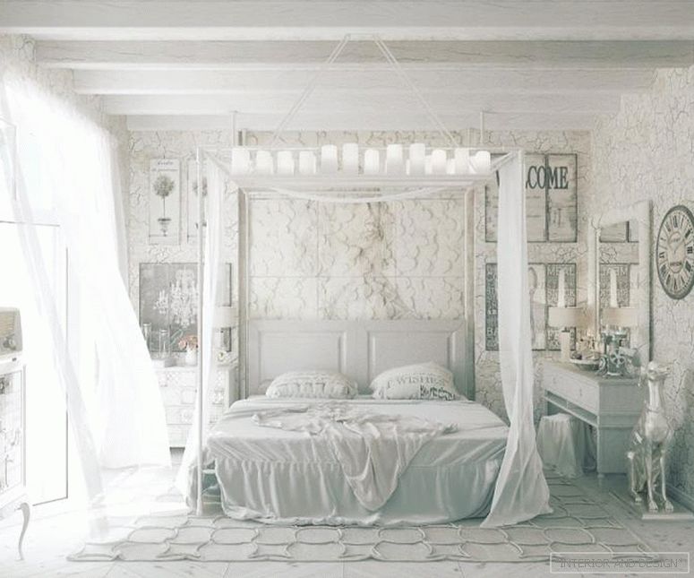 Záclony do ložnice ve stylu Provence 3