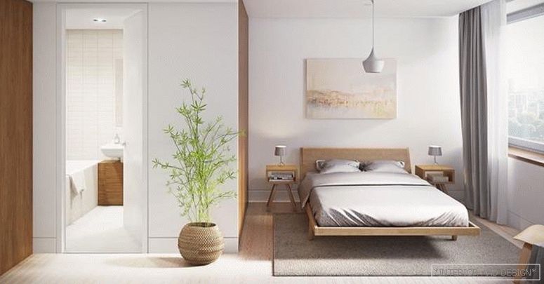 Záclony do ložnice ve stylu minimalismu 4