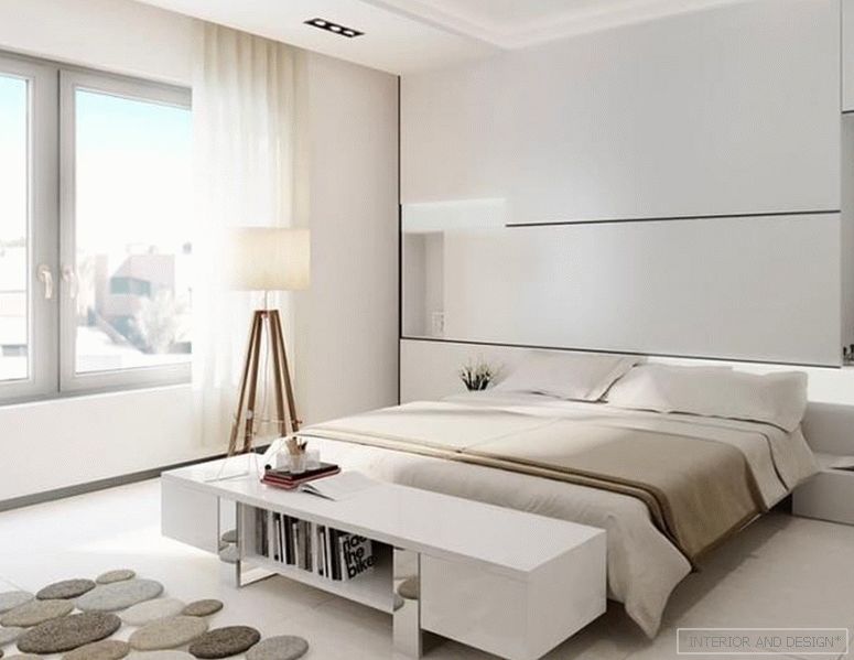 Záclony do ložnice ve stylu minimalismu 5