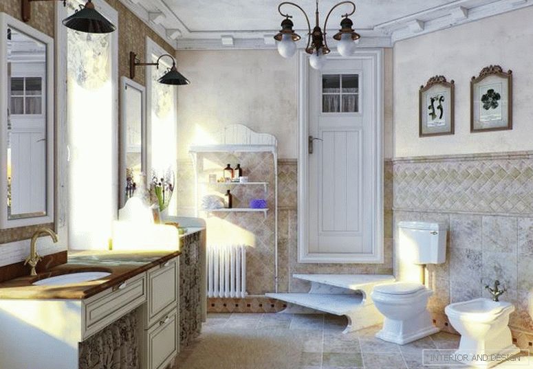 Koupelna ve stylu Provence 2