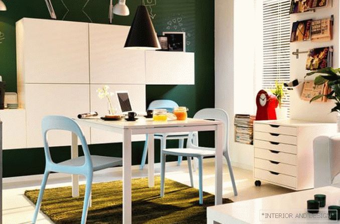 Příklady zdobení místnosti s nábytkem z Ikea 1